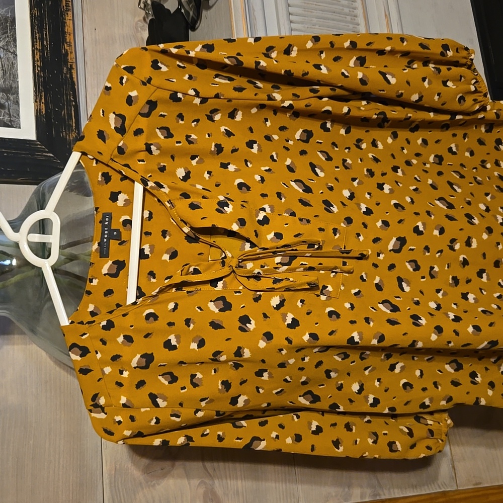 Womens animal print blouse